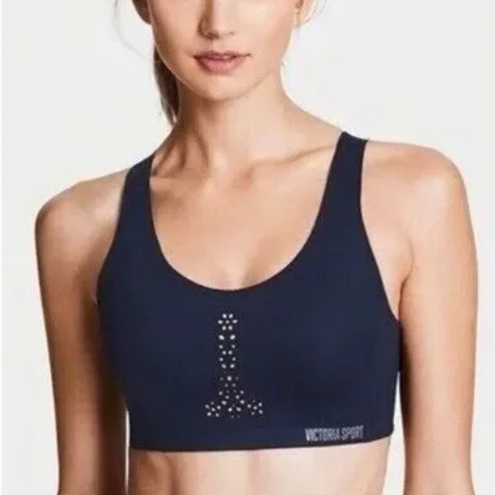 Victoria's Secret Sport Angel Max Navy 34D Sport Bra